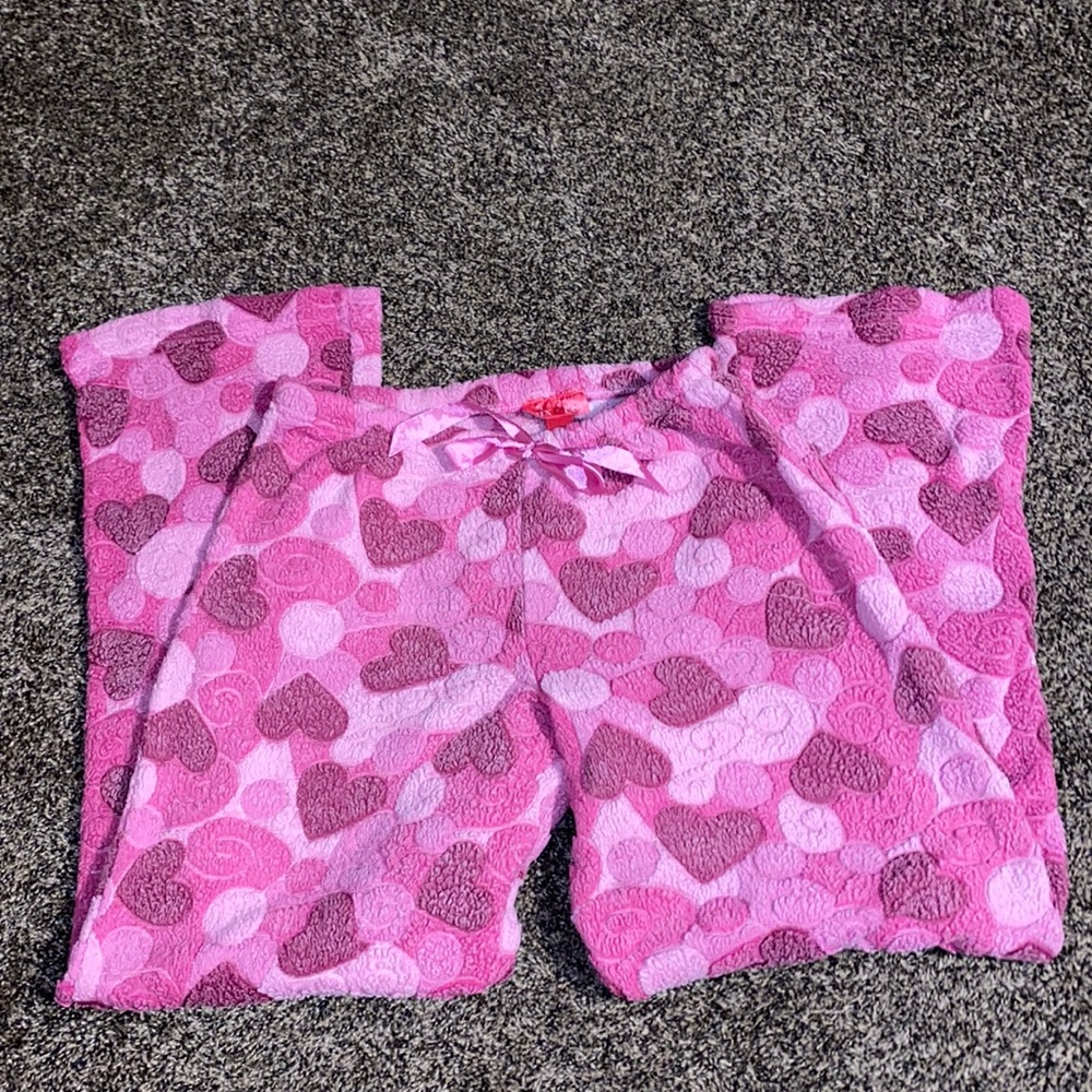 Pink Heart PJ Bottoms